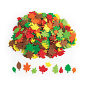 Colorations - Colored Leaves Foam, 500pcs.