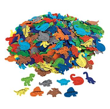 Colorations - Dinosaurier-Figuren aus Schaumstoff, 500 Stück.