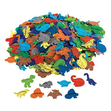 Colorations - Dinosaur Figures Foam, 500pcs.