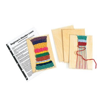 Colorations - Wooden Loom Weaving Loom, Set of 12