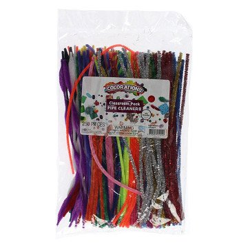 Colorations - Chenille Wire Classroom Package, 250 pcs.