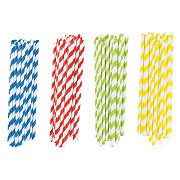 Colorations - Farbige Bastel-Strohhalme, 100 Stk. (4 Farben)