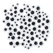 Giant Wobble Eye Ornaments With Self Adhesive Large Black - Temu