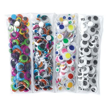 Colorations - Wiggle Eyes Mix, 500pcs.