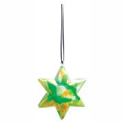Colorations - Fillable Ornament Transparent Star, Set of 12