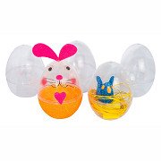 Vulbare Transparante Eieren, 12 stuks