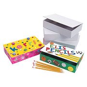 Colorations - Decorate your own Pencil Box, Set of 12