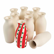 Colorations - Decorate your own Ceramic Vase, Set of 12