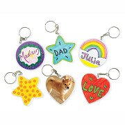 Colorations - Make Your Own Keychain, Set of 12