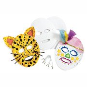 Colorations - Make and Decorate your own Cardboard Masks, Set of 24