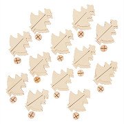 Make your own Wooden Christmas Tree, Set of 12