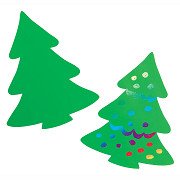 Colorations - Rubbelkarte Weihnachtsbaum, 36er-Set