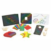 Mega Craft Set Scratch Art, 166pcs.