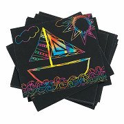 Colorations – Rubbelkarten-Regenbogenfarben, 100er-Set