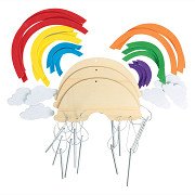 Colorations - Make and Decorate Your Own Wind Chimes, Set of 12