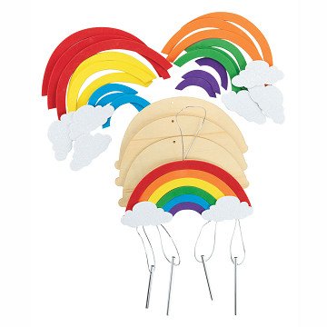 Colorations - Make and Decorate Your Own Wind Chimes, Set of 12