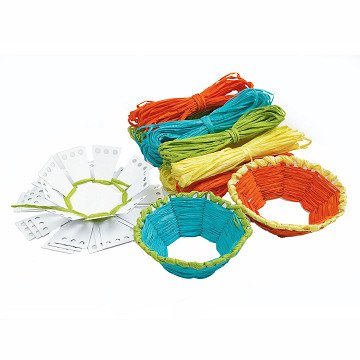 Colorations - Make Your Own Woven Basket, Set of 12