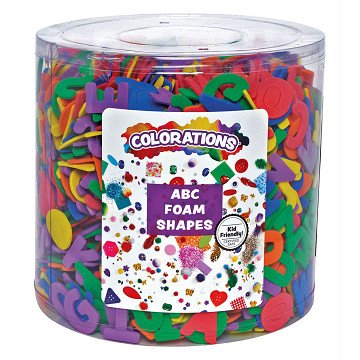 Colorations - ABC Foam Letters in Bucket, 2208pcs.
