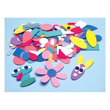 Colorations - Self-Adhesive Foam Figure Stickers, 1000 pcs.