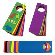 Colorations - Decorate your own Foam Door Hanger, Set of 24