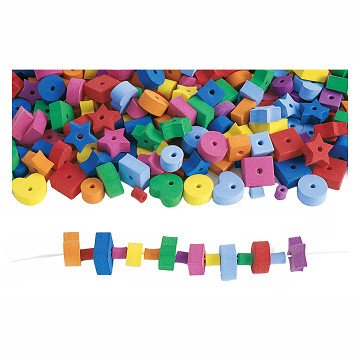 Colorations - Foam Figures Bead Set, 500pcs.