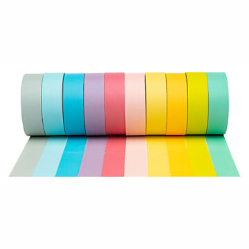 Colorations - Washi Tape Pastel Colors, Set of 10