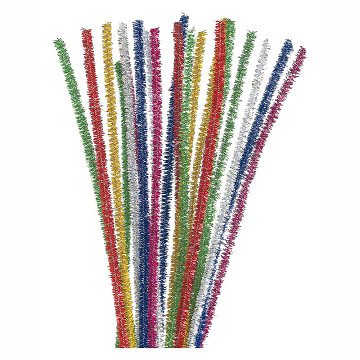 Colorations - Chenille Wire Glitter, 100pcs.