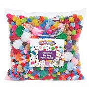 Colorations - Bag of Pompoms 450 grams, 1200 pcs.