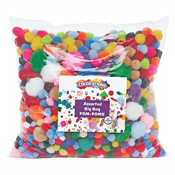 Colorations - Bag of Pompoms 450 grams, 1200 pcs.