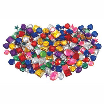 Colorations - Glitter Rhinestone Shapes, 2000pcs.