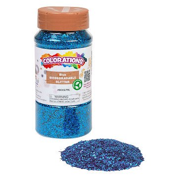 Colorationen – Biologisch abbaubarer Glitzer – Blau, 113 Gramm