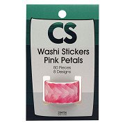 Colorations - Washi Stickers - Pink Petals, 80 pcs.