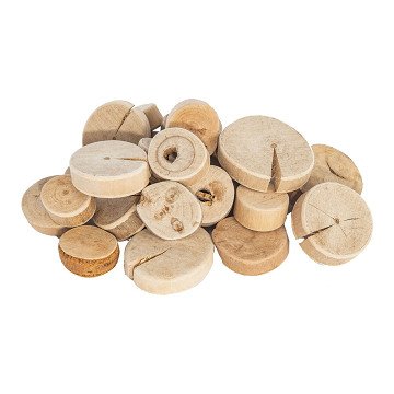 Colorations - Holzscheiben rund, 1kg