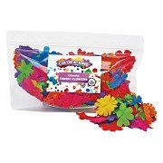 Colorations - Bunte Stoffblumen, 300 Stück.