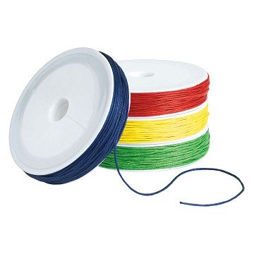 Colorations - Waxed Cotton Cord 25 Meter, Set of 4