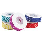 Craft Ribbons with Patterns, 5 x 7.5 meters