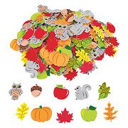 Colorations - Zelfklevende Foamstickers Herfst, 300st.