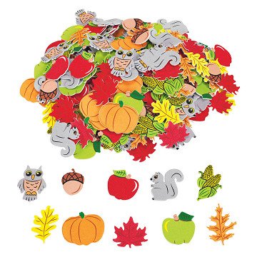 Colorations - Self-adhesive Foam Stickers Autumn, 300 pcs.