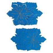 Colorations - Scratch Art Snowflake Ornaments, 36pcs.