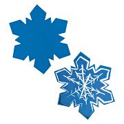 Scratch Art Snowflake Ornaments, 36 pcs.