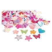 Colorations - Shiny Fabric Shapes, 500pcs.