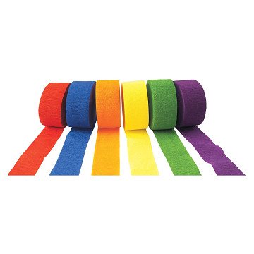 Colorations - Crepe Paper Garlands Set 1, Set of 6