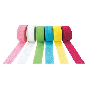 Colorations - Krepppapier-Luftschlangen Set 2, 6er-Set