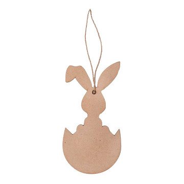 Colorations - Rabbit in Egg Ornaments, 6 pcs.