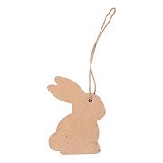 Decorate your own Easter Bunny Pendants, 6 pcs.