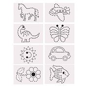 Colorations - Sewing cards, 48pcs.