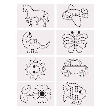 Colorations - Sewing cards, 48pcs.