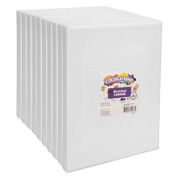 Colorations - Stretched Canvas 24 x 30 cm, 10 pcs.