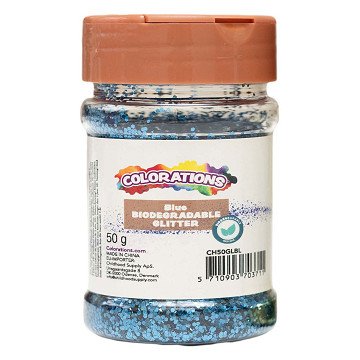 Colorations - Biologisch abbaubarer Glitzer Blau - 50g