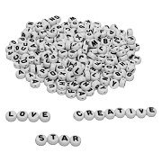 Colorations - Round Letter Beads, 500pcs.